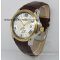 Automatic Watch 5ATM Leather Band Gold Wrist Watches for Men Dress